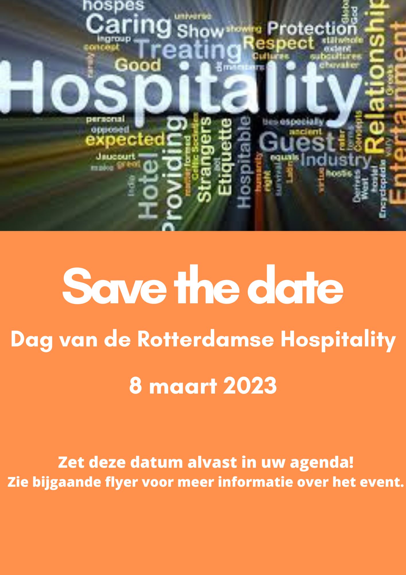 Save the date                                             Dag van de Rotterdamse Hospitality